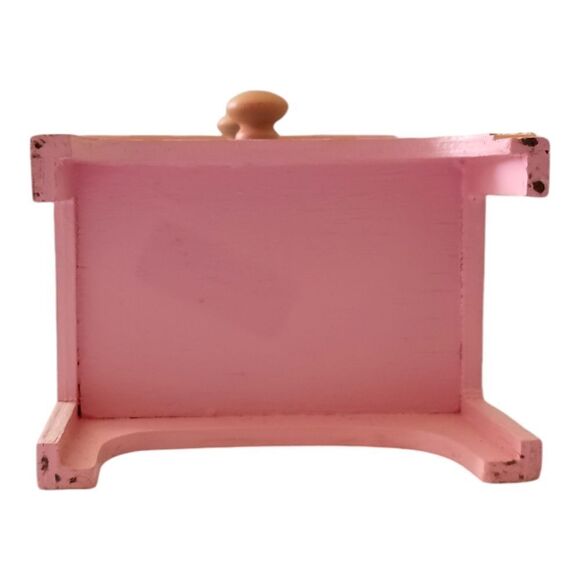 Milson & Louis Hand Painted Jewelry Box Chest Of Drawers Colorful Shabby READ - Picture 5 of 16